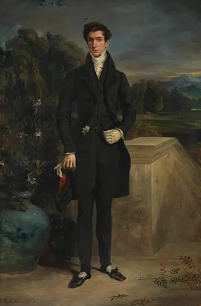 Portrait of Baron Schwiter (Louis-Auguste Schwiter) Eugene Delacroix